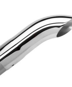 Alternative view of Borla Universal Polished Tip Single Round Turndown/Turnout (inlet 2 1/4in. Outlet 2 1/4in) *NO Retur