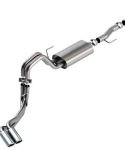 Alternative view of Borla F-150 2021 5.0L 2dr RC SB (122.8 WB) XL/XLT 3/2.25 DSE Cat-Back S-Type Chrome Tips