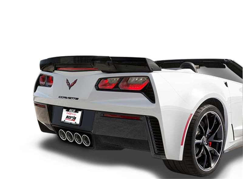 Borla 15 Chevy Corvette C7 ZO6 6.2L w/o AFM NPP S-Type Quad RD RL IC Tips Center Rear Exit Exh - Image 5