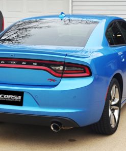 Alternative view of Corsa 15-17 Dodge Charger R/T w/ Pursuit Valance 2.5in Inlet / 4in Outlet Polished Tip Kit