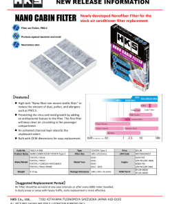 HKS Nano Cabin Filter Toyota Type3