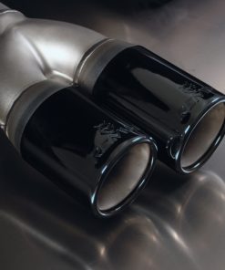 Remus 2012 BMW 3 Series F30/F31 2.0L (N20B20B) 76mm Black Chrome Tail Pipe Set