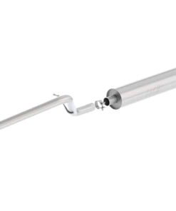 Borla 12-16 Jeep Wrangler V6 4WD Dirt Sport Cat-Back 2.5in Single Square Rolled Angle Cut Rear