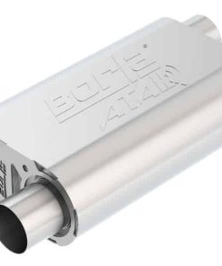Alternative view of Borla CrateMuffler Small Block Chevrolet ATAK 2.5in Offset/Offset 14inx4.35inx9in Muffler