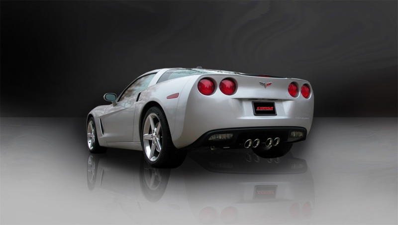 Corsa 09-13 Chevrolet Corvette C6 6.2L V8 Polished Sport Axle-Back Exhaust - Image 5