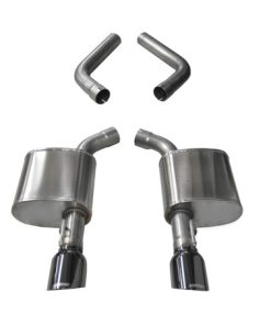 Corsa 15-19 Dodge Charger 6.4L/17-19 Dodge Charger 5.7L Black Sport AxleBack Exhaust w/4.5in Tips