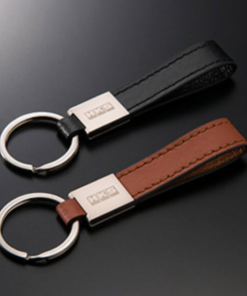 HKS HKS LEATHER KEYRING BLACK