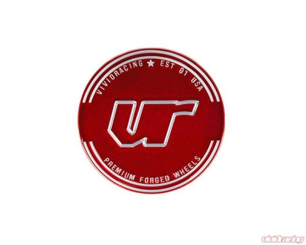 Alternative view of VR Forged Center Cap Car Wheels Gloss Red