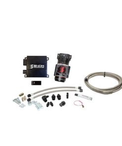Snow Performance Stg 2 Boost Cooler Prog. Engine Mount Water Inj. Kit (SS Braided Line/4AN) w/o Tank
