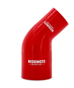 Mishimoto Silicone Reducer Coupler 45 Degree 1.75in to 2.5in - Red
