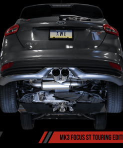 AWE Tuning Ford Focus ST Touring Edition Cat-back Exhaust - Non-Resonated - Chrome Silver Tips