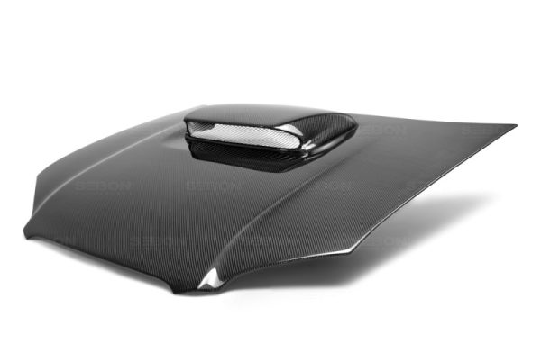Alternative view of Seibon 04-05 Subaru WRX/STi OEM Carbon Fiber Hood