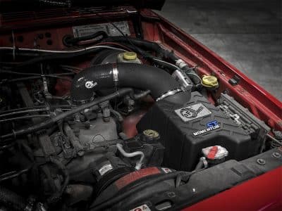 Alternative view of aFe Momentum ST Pro 5R Cold Air Intake System 91-01 Jeep Cherokee (XJ) I6 4.0L