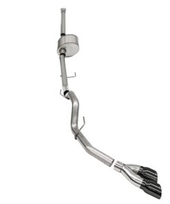 Corsa 2021-2022 Ford F-150 SuperCrew/6.5in Bed 5.0L V8 Xtreme Cat-Back Dual Side Exit-Black PVD