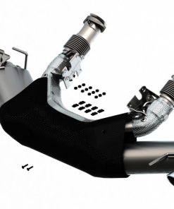 Borla 2020 Chevrolet Corvette C8 6.2L S-Type Exhaust System Dual Round A/C Tips 4inx 4.75in