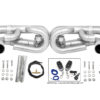 SOUL 12-16 Porsche 991.1 Carrera Base/S/GTS (w/ PSE) Valved Exhaust - Pol. Chrome Tips - Inc. VC