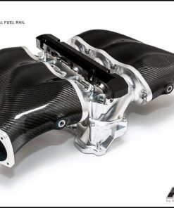 AMS Performance 2009+ Nissan GT-R Alpha Carbon Fiber/Billet Intake Manifold w/Std Fuel Rail - Clear