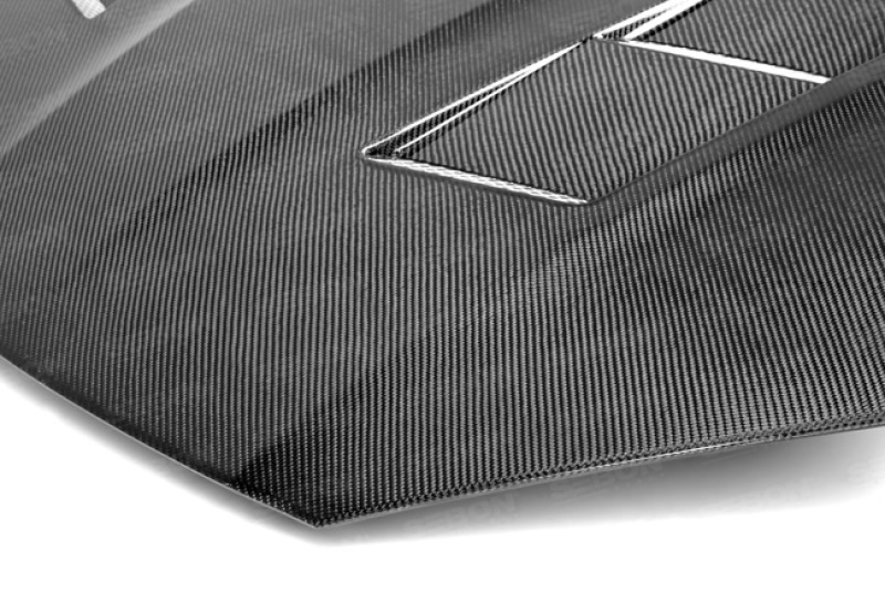Seibon 12-13 Hyundai Genesis TS Carbon Fiber Hood - Image 4
