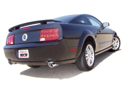Alternative view of Borla 05-09 Mustang GT 4.6L V8 SS Aggressive Exhaust (rear section only)