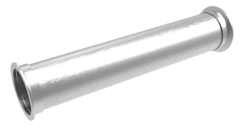 aFe MACH Force-Xp 304 SS Resonator 3in. Inlet/Outlet / 3in. Diameter / 16in. Length - Image 2