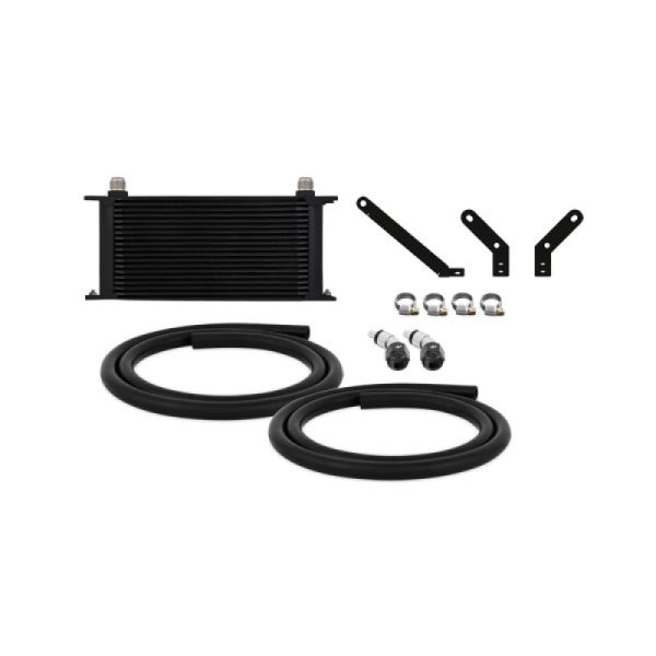 Alternative view of Mishimoto 15 Subaru WRX CVT Transmission Cooler Kit - Black