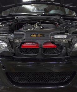 Alternative view of aFe MagnumFORCE Intakes Scoops AIS BMW 3-Series/ M3 (E46) 01-06 L6 - Matte Red