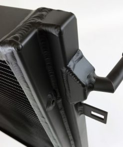 Alternative view of CSF BMW B58/B48 Front Mount Triple-Pass Heat Exchanger w/Rock Guard - Black