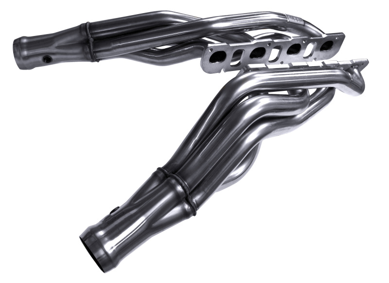 Kooks 19-20 Ram 1500 5.7L HEMI 1-7/8in x 3in SS Long Tube Headers w/ 3in x OEM HIFLO Catted Y-Pipe - Image 2