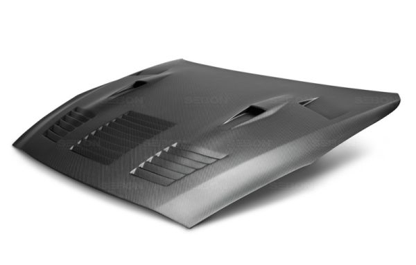 Alternative view of Seibon 09-15 Nissan GTR R35 GTII Dry Carbon Hood