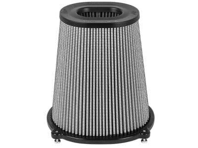Alternative view of aFe Quantum Pro DRY S Air Filter Inverted Top - 5.5inx4.25in Flange x 9in Height - Dry PDS