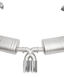 SOUL 15-16 Porsche 981 GT4 / Spyder Performance Exhaust - Polished Chrome Double Wall Tips