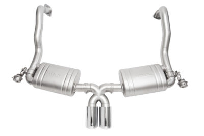 SOUL 15-16 Porsche 981 GT4 / Spyder Valved Exhaust - Polished Chrome Double Wall Tips