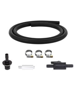 Alternative view of Mishimoto Compact Baffled Oil Catch Can Petcock Drain Kit w/ Metal Drain Fitting