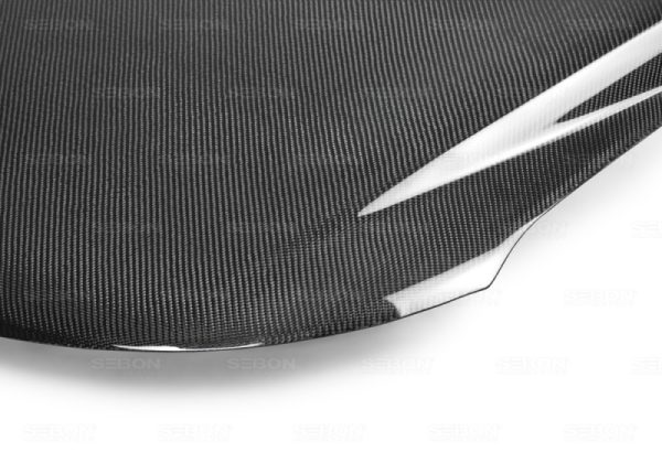 Alternative view of Seibon 09-10 Kia Forte OEM-Style Carbon Fiber Hood