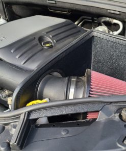 Alternative view of JLT 11-20 Dodge Durango/Jeep Grand Cherokee 5.7L Black Textured Cold Air Intake Kit w/Red Filter