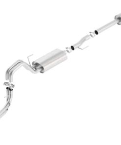 Alternative view of Borla 15-17 Ford F-150 2.7/3.5L V6 / 5.0 V8 2/4WD Black Chrome Angle-Cut Side Exit Catback Exhaust