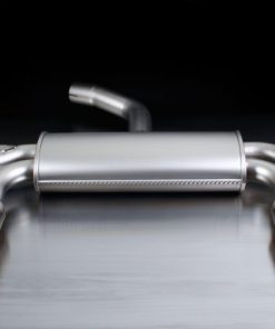Remus 2011 Volkswagen Golf VI 1.2L Cat Back Exhaust w/84mm Angled w/Carbon Ring Tail Pipe Set