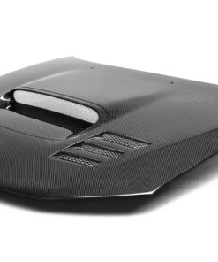Alternative view of Seibon 08-09 Subaru WRX/STi CWII-style Carbon Fiber Hood