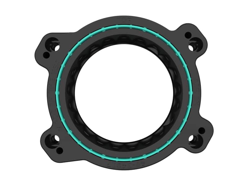 aFe 2020 Vette C8 Silver Bullet Aluminum Throttle Body Spacer / Works With Factory Intake Only - Blk - Image 14