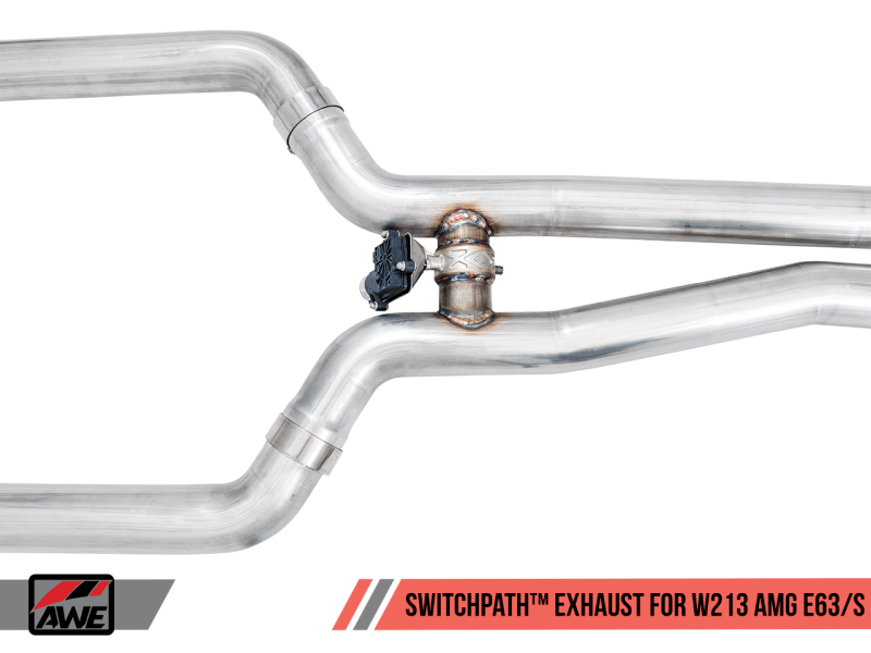 AWE Tuning Mercedes-Benz W213 AMG E63/S Sedan/Wagon SwitchPath Exhaust System - for Non-DPE Cars - Image 4