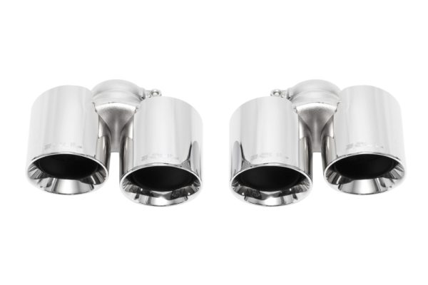 SOUL 09-11 Porsche 997.2 Carrera Bolt On Exhaust Tips - Polished Chrome