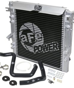aFe BladeRunner GT Series Bar and Plate Radiator w/ Black Hoses 12-18 Jeep Wrangler (JK) V6 3.6L