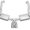 SOUL 13-16 Porsche 981 Cayman / Boxster Performance Exhaust - Straight Cut Brushed Finish Tips