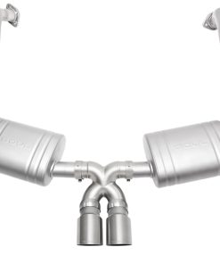 SOUL 13-16 Porsche 981 Cayman / Boxster Performance Exhaust - Straight Cut Brushed Finish Tips