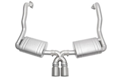 SOUL 15-16 Porsche 981 GT4 / Spyder Performance Exhaust - Straight Cut Brushed Finish Tips