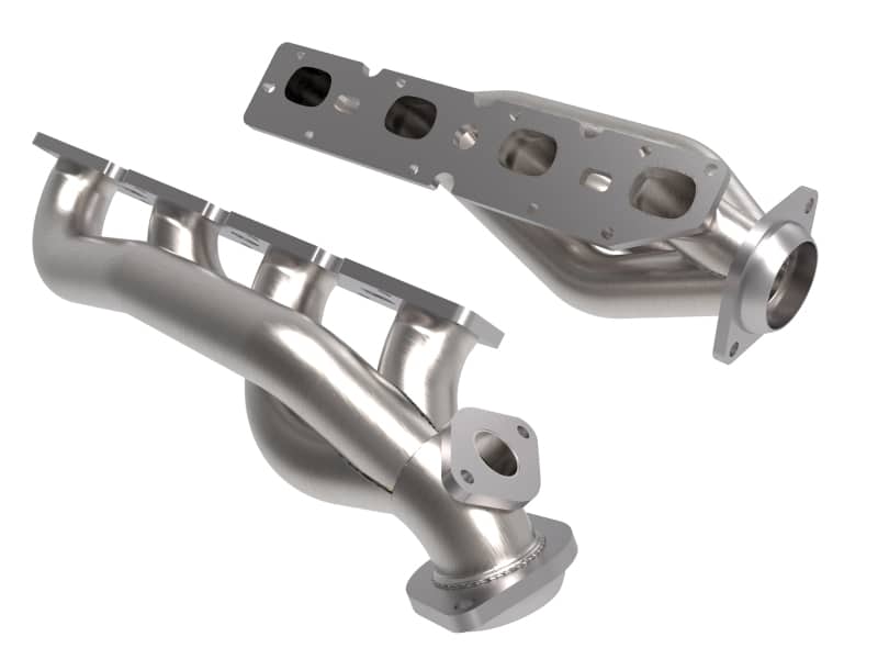 aFe Power Twisted Steel 304SS Shorty Header 19-21 Ram 2500/3500 V8-6.4L - Image 2