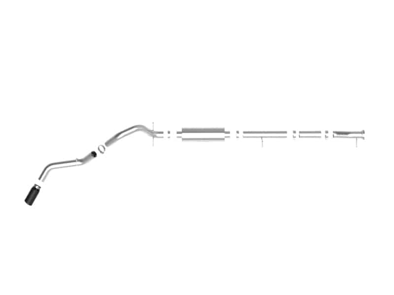 aFe Apollo GT Series 4in 409SS Cat-Back 20-21 GM 2500/3500HD V8-6.6L L8T - Black Tip - Image 3