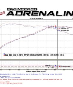 Alternative view of afe POWER MACH Force-Xp 16-17 BMW 340i/340ix/ 3.0L 304 SS Cat-Back Exhaust System