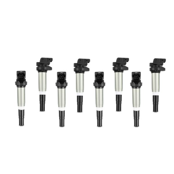 Alternative view of Mishimoto 2002+ BMW M54/N20/N52/N54/N55/N62/S54/S62 Eight Cylinder Ignition Coil Set of 8