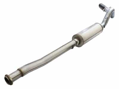 Alternative view of aFe MACHForce XP SS Exhaust 4in Cat-Back w/ Black Tip 2015 Ford F-150 EcoBoost V6 2.7/3.5Ltt